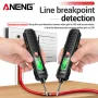 Penna misuratrice di tensione ANENG VD807 ad alta sensibilità, induzione, intervallo di misurazione 12-300 V, con sistema di allarme sonoro e luminoso, illuminazione a LED, spegnimento automatico, strumento di sicurezza per uso domestico e professionale.