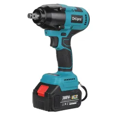 Chave elétrica sem fio Drillpro de 800 nm com torque máximo de 800 nm e 1 ou 2 baterias, ferramenta para reparo de automóveis