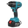 Drillpro 800nm Max. High Torque Cordless Electric Wrench With 1 or 2 Battery Brushless Wrench Tool Car Repair
