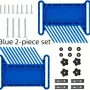 2 pezzi di assi universali con scanalature oblique per ridurre il contraccolpo, utensili per la lavorazione del legno per tavoli, seghe, tavoli da fresatura e seghe a nastro