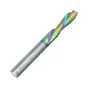 HONGDUI Downcut Spiral Router Bit 1/4 Inch Shank 1/4 Inch Cutting Dia. DLC ta-C Coated Mill Bit For Wood Carving Plunge Cut