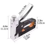 Mesin Paku 3 in 1 Kokoh Portabel Nyaman Paku Pintu Universal Paku T Paku U Paku Lurus Pistol Paku Manual