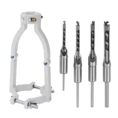 Square Hole Drill Bit Adapter Drill Bit Fixing Bracket Professional Attachment Joint Mortiser Bit for Woodworking Tools