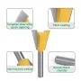 LAVIE 6pcs 6mm 1/4\ Shank Dovetail Joint Router Bit Set 1/4\ 3/8\ 1/2\ 5/8\ 3/4\ 7/8\ Cutting Dia Wood Milling Cutter Tool for Making Boxes Drawers Chests