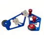Woodworking Table Saw Dual Feed Pressure Rollers Bidirectional Feeding No Rebound Safety Features Perfect for Precision Cutting Superior Stability
