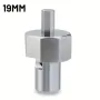 ENJOYWOOD Woodworking Chamfer Tool T10 Alloy Blade Stainless Steel 9mm Hex Shank for 19mm/20mm Dog Holes Polished Finish for Electric Drills