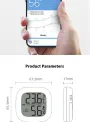 Leiss Higrometre xiaomi Mi Home APP -20¡ãC ila 70¡ãC Akıllı Termometre LCD Ekran Mi Home Entegre Akıllı Sensör