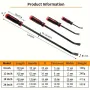 Heavy-Duty CR-V Long Tire Spoon Pry Bar With Non-Slip Handle Caps Perfect for Automotive Demolition Nail Pulling & More