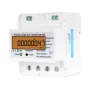 Smart Energy Meter WiFi Remote Control Single Phase AC 220V 100A kWh Consumption Monitoring Voltage Current Wattmeter DIN Rail