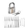 5/19/25PCS Unlocking Locksmith Practice Lock Pick Key Extractor Padlock Lockpick Tool Kits