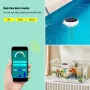 Tester di qualità dell'acqua per piscina Tuya Zigbe WiFi 7 in 1 Monitoraggio pH Cloro Salinità Ricarica solare USB Controllo tramite app