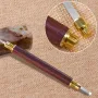 Woodworking Stone Knife Carbide Engraving Chisel Set with Split Stamp Knife with a Portable Bag for Seal Engraving Stone Letters
