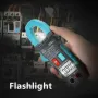 ZT-QB1 Digital Current Clamp Meter Multimeter BSIDE T-RMS Voltmeter DC/AC Voltage Resistance NCV Hz Capacitor Ammeter Meter