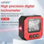 NOYAFA NF-566 NF-566S Digital Inclinometer 4x90° VA Display with Backlighting Magnetic Sides USB Type-C Charging Laser Scanning