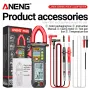 Pinza amperometrica digitale ANENG PN102+ con comando vocale in inglese e batteria esclusa. Misurazione precisa della corrente per test elettrici e risoluzione dei problemi.