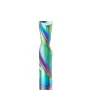 HONGDUI Downcut Spiral Router Bit 1/4 Inch Shank 1/4 Inch Cutting Dia. DLC ta-C Coated Mill Bit For Wood Carving Plunge Cut