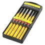 6PCS Roll Pin Punch Set Fast Pin Removal Drive Pins In or Out 1/8 3/16 1/4 5/16 5/32 1/16 Inch for Hunting Woodworking Pistol