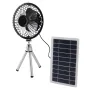 Monokristalin Fotovoltaik Panel ile Güneş Enerjili Fan Egzozu Kompakt Taşınabilir Su Geçirmez 15W Güç Çıkışı USB-C USB-A DC Çıkış Arayüzleri Kamp ve Açık Hava Aktiviteleri için İdeal
