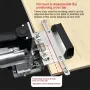 Aluminum Alloy Mortising Jig 2 in 1 Slotting Bracket Punch Locator Milling Cutter Positioning Frame for Trimming Machine