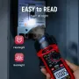 KAIWEETS KC604 Digital Clamp Meter True-RMS AC/DC Voltage Current Tester NCV Detection Auto Shut-Off LCD Backlight 1.1 Inch D-Shaped Jaw