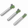 6mm 1/4\ Shank T-Track Slotting & T-Slot Keyhole Cutter Router Bit Steel Handle 5/16\ 3/8'' & 1/2'' Length Cutter For Wood