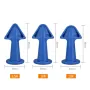 Raschietto in silicone 5 in 1, strumenti per calafataggio, colla per vetro, raschietto angolare, finitura con testa in acciaio inossidabile, raschietto per sigillante, kit per la rimozione del raschietto e della malta.