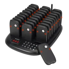 Retekess TD175 TD175S TD175P Restaurant Pager System 1000m Range 30 Pagers Set Vibration Flashing Beep Wireless Paging System