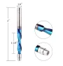 1/4 Inch Shank Premium Carbide Spiral Flush Trim Router Bit Set with Ball Bearings High Durability Versatile Woodworking Tool