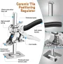 120kg Capacity Carbon Steel Tile Leveling Clips Labor-Saving Arm Jack Door Panel Drywall Lifter with Adjustable Handy Home Improvement Tool