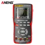 ANENG AOS02 9999 Sayım Dijital Profesyonel Osiloskop Multimetre 48M/S 10MHZ PC Dalga Formu Veri Depolama True RMS Transistör