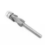 LAVIE 1/4\ Shank Woodworking Solid Carbide CNC Router Bit Spiral Compression Top Bearing Flush Router Bit Ideal for Carving Trimming Milling
