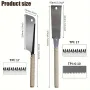 2PCS Pull Saw Set 24inch Double-Edge Saw 10/18 TPI 20inch Single-Edge Saw 14 TPI SK5 Steel Blades for Carpentry DIY Woodworking