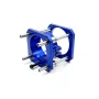 Base di sollevamento invertita per lavorazione del legno, sollevamento regolabile da 0 a 54 mm, compatibile con modelli con diametro esterno di 64-65 mm, ideale per lavori di fresatura, scanalatura, rifinitura e smussatura.