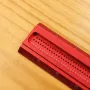 VEIKO TS Imperial 12 to 30 Inch Aluminum Alloy Precision Woodworking Scriber Positioning Marking T Ruler 1/16 Inch Per Hole