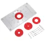 Drillpro 235x120x8mm Trimmaskin Vipbar Panel Träbearbetningsbord Insatsplatta för MAKITA (RT0700c)