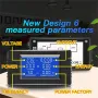มัลติมิเตอร์แบบดิจิตอล AC 100A แรงดันไฟฟ้า แอมแปร์ พลังงาน จอ LCD 80-260V หม้อแปลงแกนแยก 22000W สัญญาณเตือนการโอเวอร์โหลด การจัดเก็บข้อมูลอัตโนมัติ