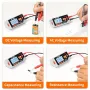 CZDANG High-Precision Digital Multimeter USB Rechargeable Large LCD Display Accurate Measurements Ideal for Electrical Troubleshooting and Maintenance
