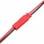 Excellway® 10 Pairs 2 Pins JST Male & Female Connectors Plug Cable Wire Line 110mm Red