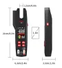 BSIDE U6 Digital Clamp Fork Multimeter AC/DC Voltage Current Tester with Infrared Temperature Measurement & Safety Features