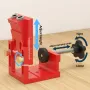 Woodworking Hole Puncher Adjustable Oblique Hole Locator with Metric and Imperial Calibration Aluminum Alloy Cabinet Plate Dowel Hole Jig System Set