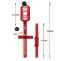 Router Multifunctional Base Plate Bracket Aluminum Alloy 2-in-1 Slotting 60-300mm Milling Diameter 300-800mm Adjustable Straight Edge 140-420mm Clamping 10-25mm