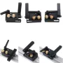 Drillpro 600/800/1000/1220mm Aluminum Alloy T-Track Woodworking T-slot Miter Track with Scale/Miter Track Stop