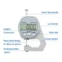 Digital Display Thickness Gauge Zinc Alloy Electronic LCD Micrometer Metric Imperial Wall Thickness Measurement Tools 0-10 or 20mm