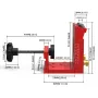 Woodworking Hole Puncher Adjustable Oblique Hole Locator with Metric and Imperial Calibration Aluminum Alloy Cabinet Plate Dowel Hole Jig System Set