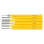 6PCS Roll Pin Punch Set Fast Pin Removal Drive Pins In or Out 1/8 3/16 1/4 5/16 5/32 1/16 Inch for Hunting Woodworking Pistol