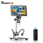 Microscopio digitale MUSTOOL DM9 Pro compatibile con HDMI con copertura riflettente, schermo IPS da 7 pollici, microscopi con visualizzazione completa della moneta 1200X, microscopio professionale per saldatura da 16 MP