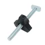5 Pack T Bolt Knob Kit Miter Track Sliding Nut Woodworking Tool Jigs Screw Fixture For Workbench T-Slot Suitable Use With 1/4\ And Universal T-Track