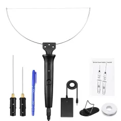 Electric Foam Cutter Kit Wire Cutter 0-300℃ Temperature Adjustable Foam Cutting Pen Styrofoam Cutting Tool With 3 Tips