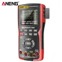 ANENG AOS02 9999 Sayım Dijital Profesyonel Osiloskop Multimetre 48M/S 10MHZ PC Dalga Formu Veri Depolama True RMS Transistör