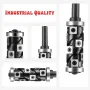 1/2\ Shank Tungsten Carbide Inserts Flush Trim Router Bit 1-1/4\ 1-1/8\ Cutting Diameter 2-9/16\ Cutting Length Template Router Bit Top & Bottom Bearings Trimmer for Woodworking Trimming